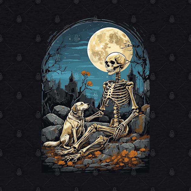 Love of Dog and Skeleton - fear and hunger by rn-eshop